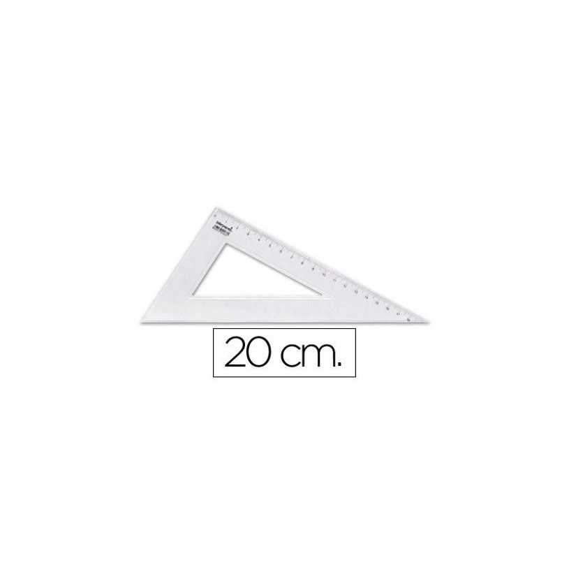 8423473204331-Liderpapel Cristal - Équerre - 20 cm - transparent - plastique-P_541375_1-0