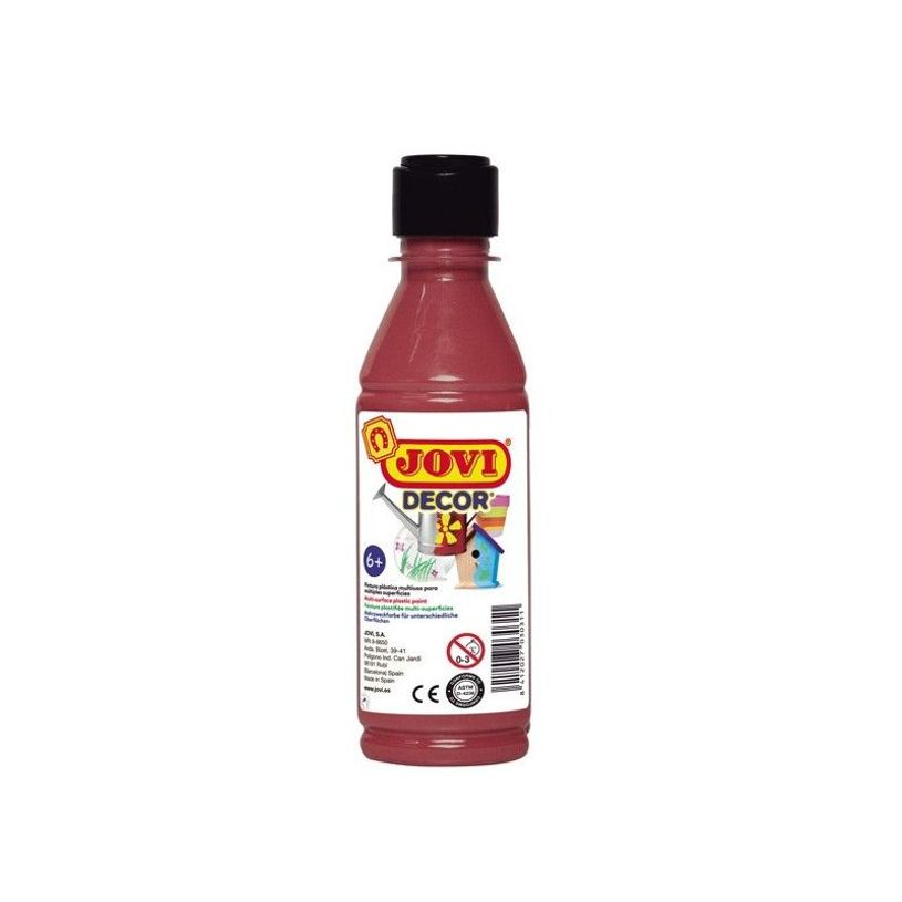 8412027024426-JOVI - Peinture - acrylique à base d'eau - liguide - brun - opaque - satin - 250 ml-P_553708_1-0