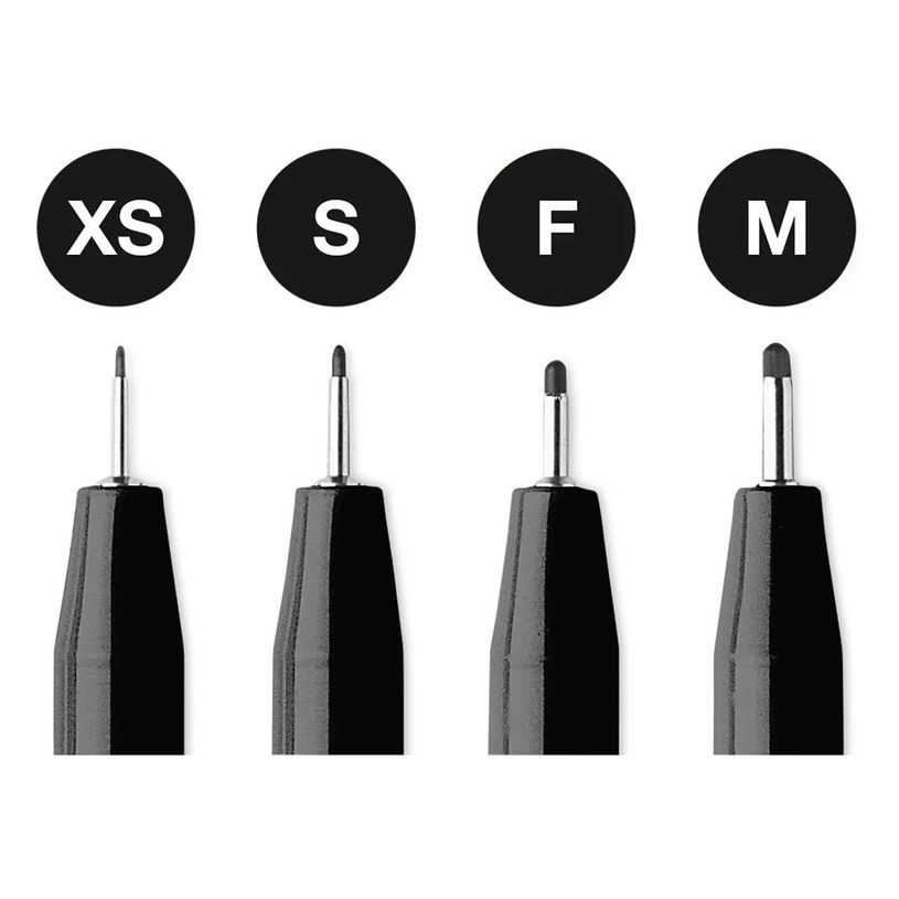 4005401671152-Faber-Castell Pitt Artist - Pack de 4 feutres à l'encre de Chine - noir-P_556017_4-1