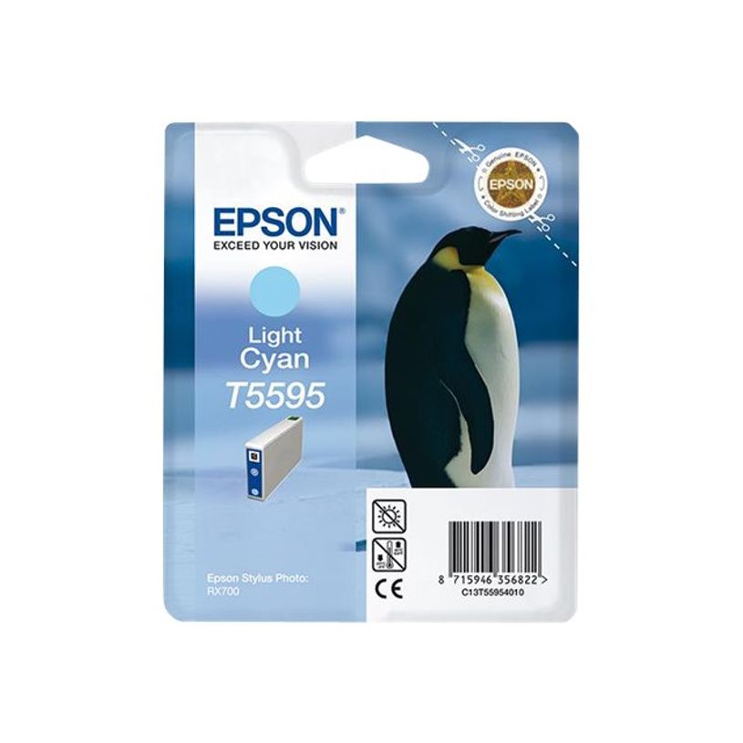 0400005595400-Epson T5595 Pingouin - cyan clair - cartouche d'encre originale-P_559540_4-3
