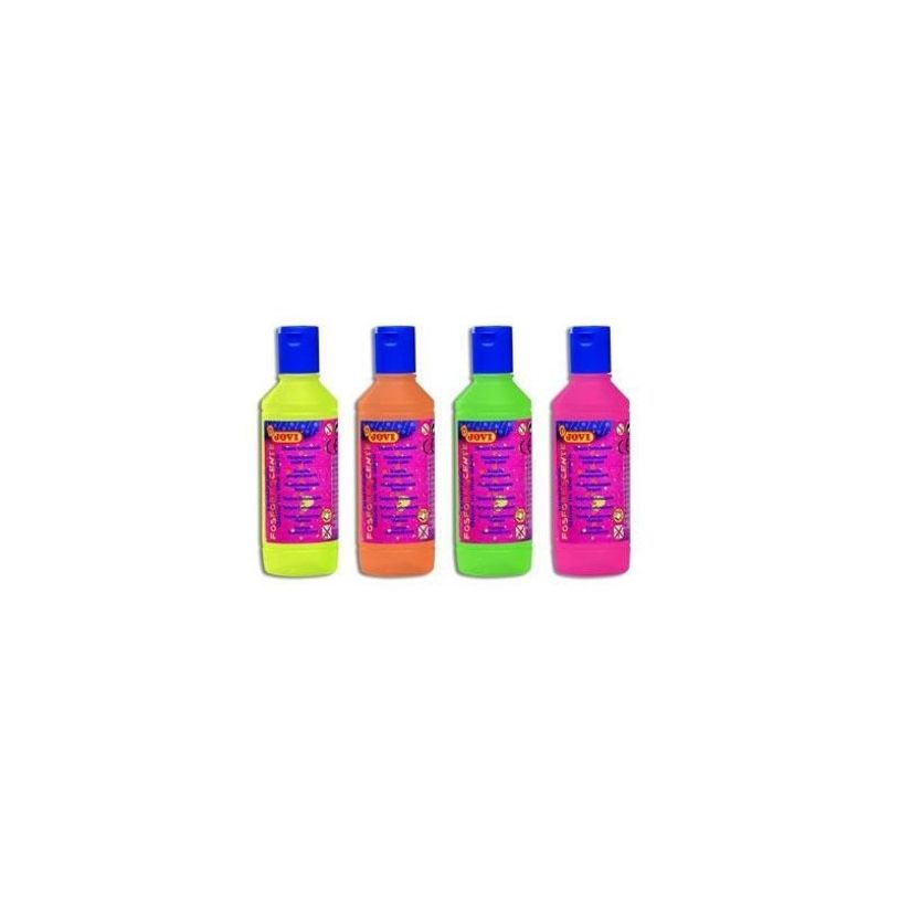 8412027025553-JOVI - Peinture - peinture à tempera à base d'eau - liguide - vert phosphorescent - 250 ml-P_562142_1-0