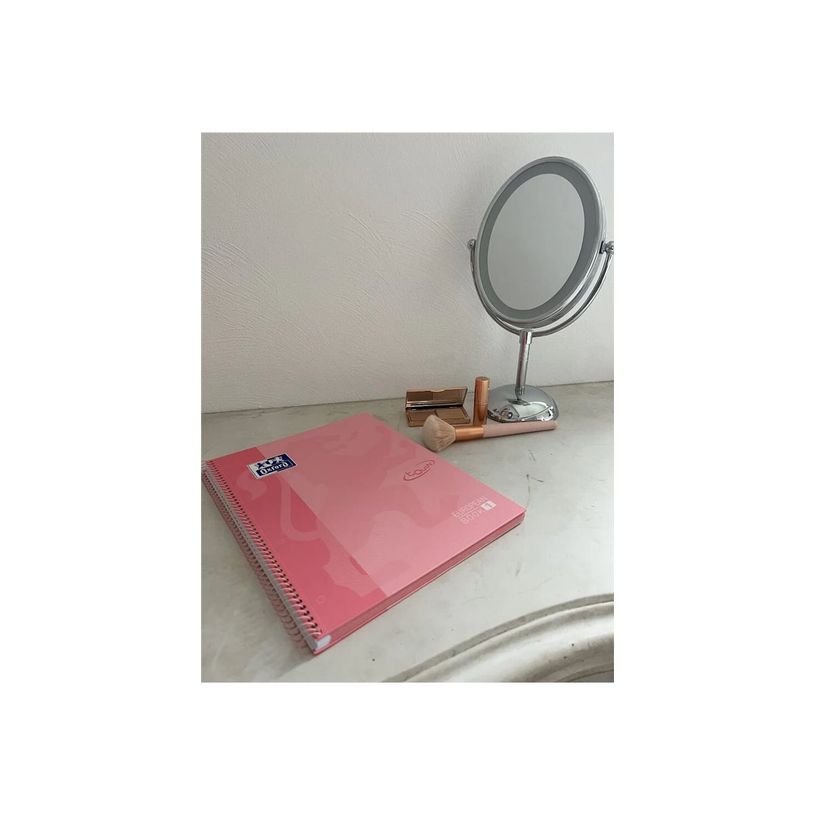 8412771035389-Oxford European Book 1 - Cahier de notes - reliure à spirale - A4 Plus - 80 feuilles / 160 pages - ligné - rose-P_562229_3-2