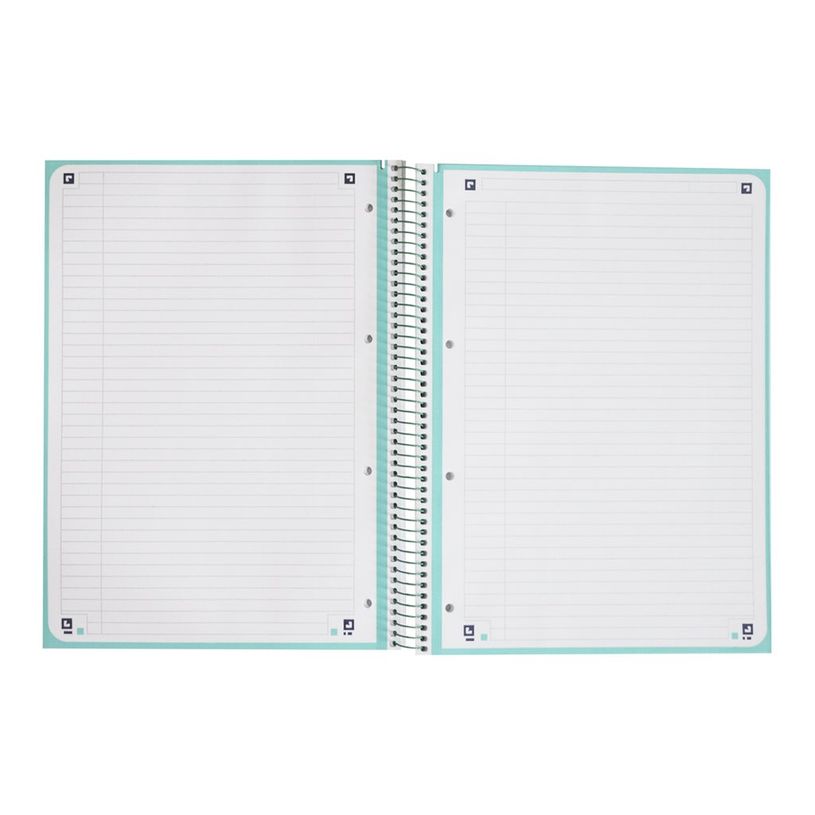 8412771035464-Oxford European Book 1 - Cahier de notes - reliure à spirale - A4 Plus - 80 feuilles / 160 pages - lign