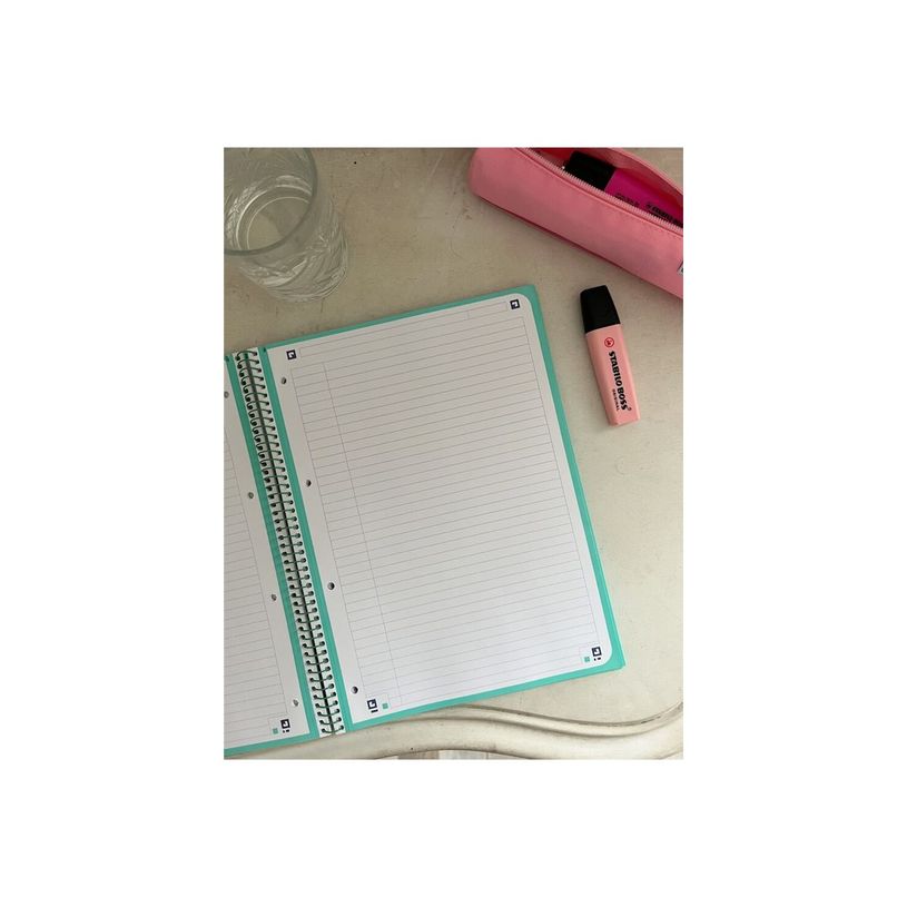 8412771035464-Oxford European Book 1 - Cahier de notes - reliure à spirale - A4 Plus - 80 feuilles / 160 pages - lign