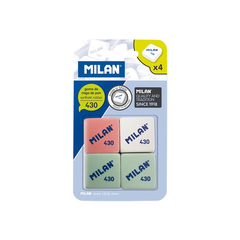 8414034043049-MILAN 430 - Gomme - 1.5 x 8 x 14 cm - caoutchouc synthétique (pack de 4)-P_563362_1-0