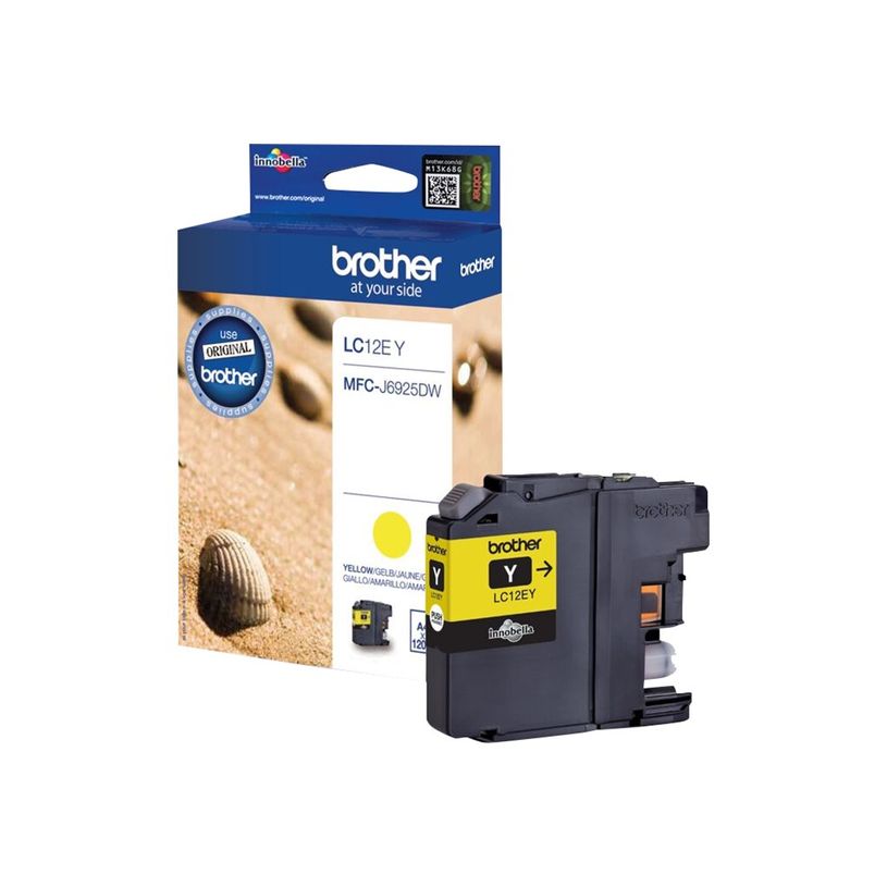 4977766748452-Brother LC12EY - jaune - Cartouche d'encre originale-P_563635_4-3
