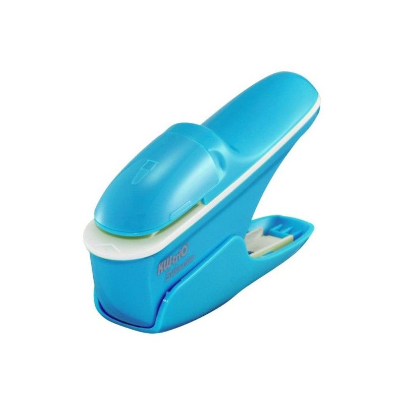 8429640160011-KW-triO - Agrafeuse sans agrafes - 7 feuilles - plastique - bleu-P_569232_1-0