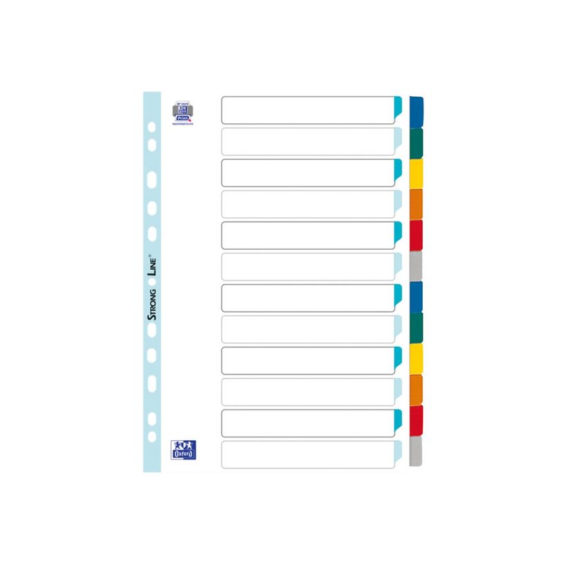3045055695884-Oxford StrongLine - Intercalaire 12 positions - A4 - carte blanche-P_569588_3-1