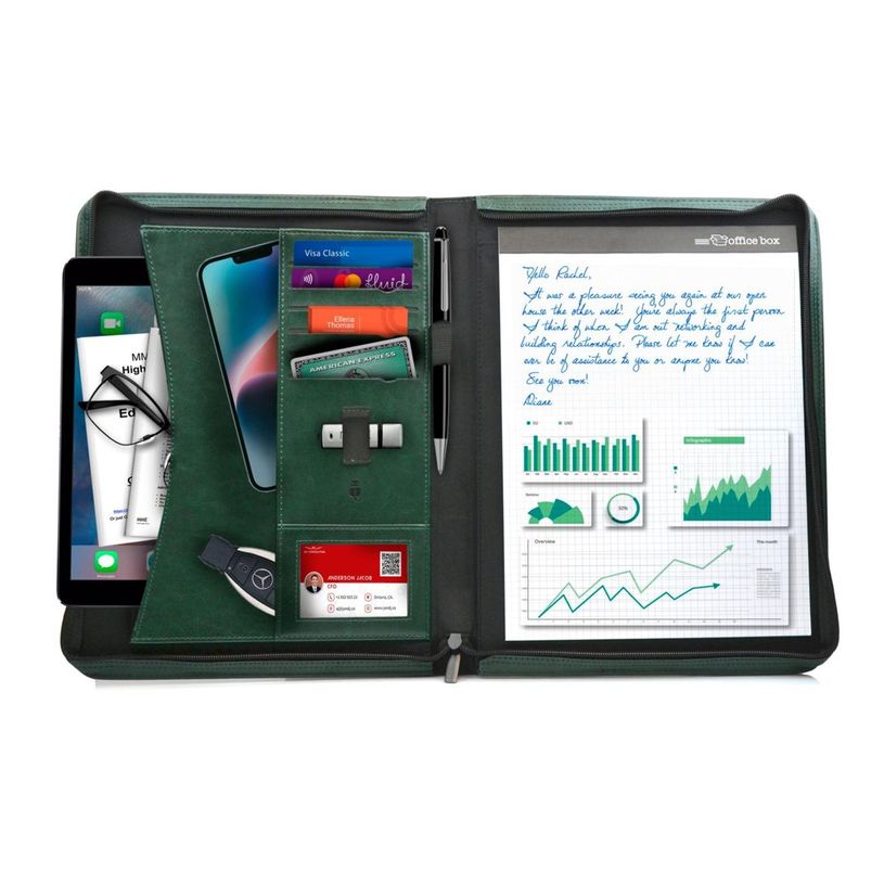 8435258744369-Office Box Dynamic Classic - Valisette à fermeture éclair - largeur de dos : 30 mm - A4 - pour documents-P_570966_1-4