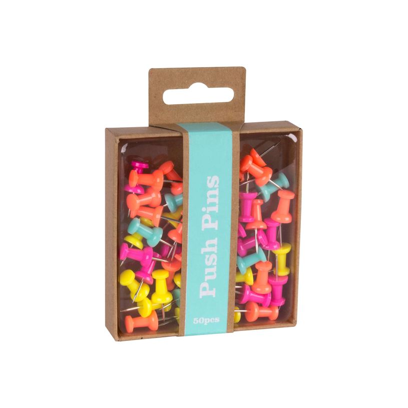 0000005763900-Apli Fluor Collection - 50 Punaises - couleurs assorties-P_576390_1-0