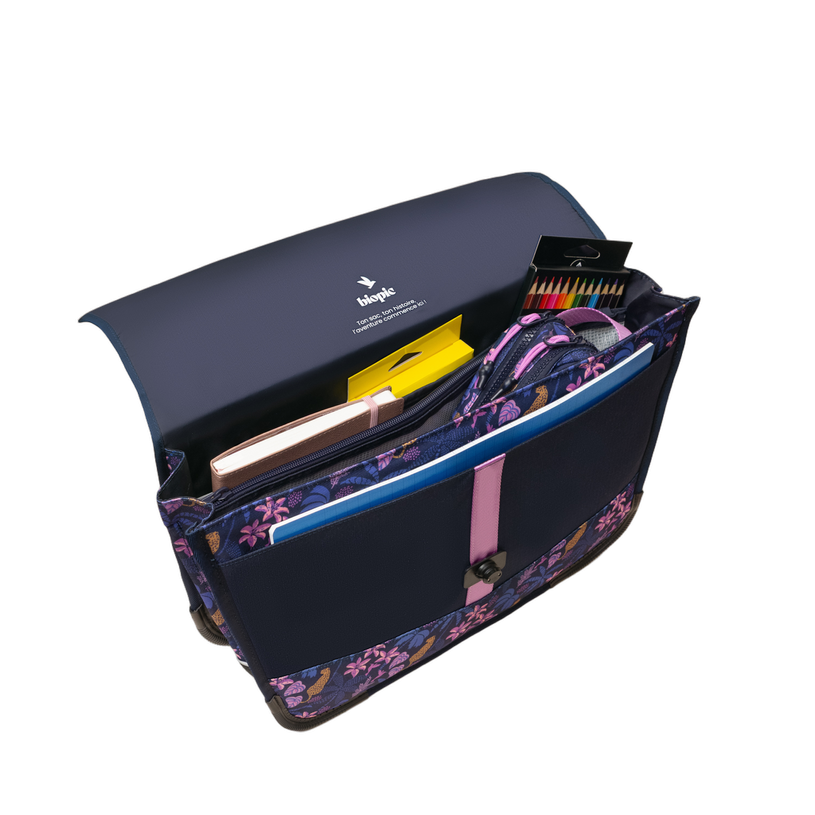 -Cartable scolaire Léo - 38 cm - 2 compartiments - jungle - Biopic-P_405234214_7-6