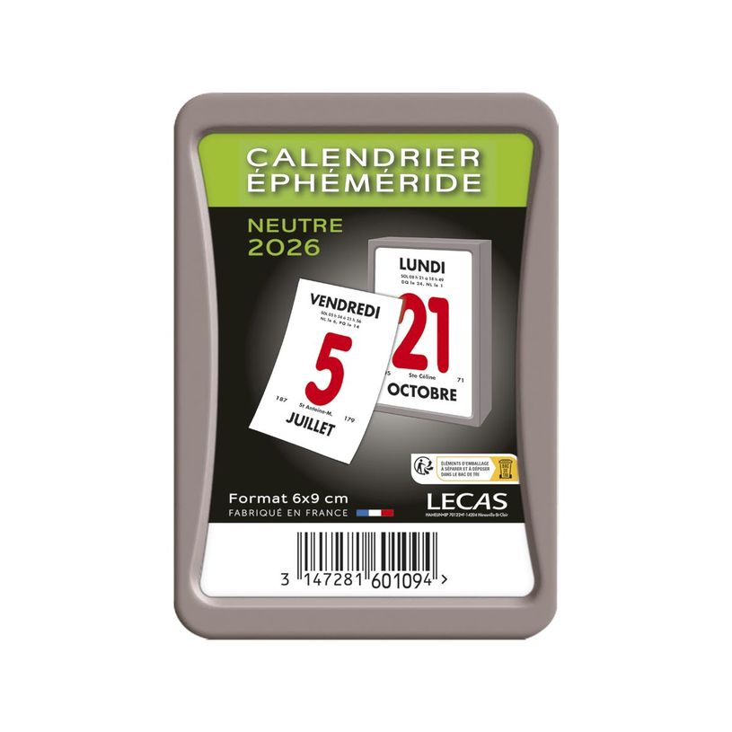 3147281601094-Lecas Neutre - Bloc éphéméride - 6 x 9 cm--0