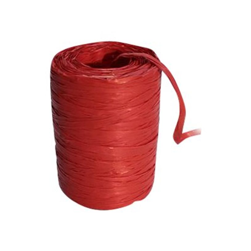3065506019069-Maildor - Pelote de raphia synthétique - ruban d'emballage 100 m - rouge-P_601906_2-1