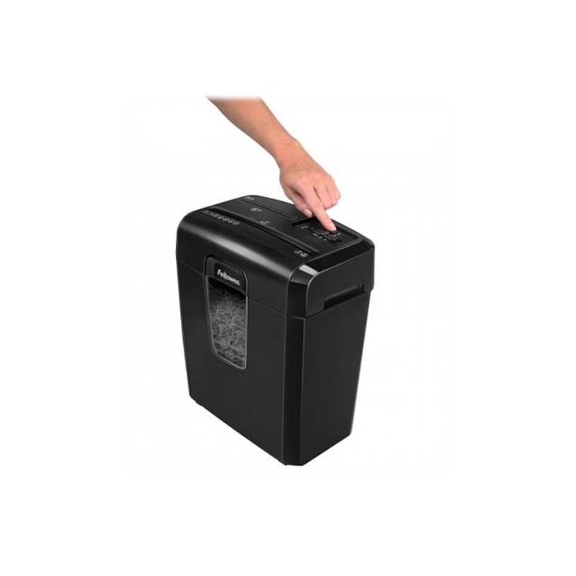 0043859724673-Fellowes Powershred 8Cd - destructeur de documents coupe croisée - 8 feuilles - Corbeille 14-P_604628_2-4