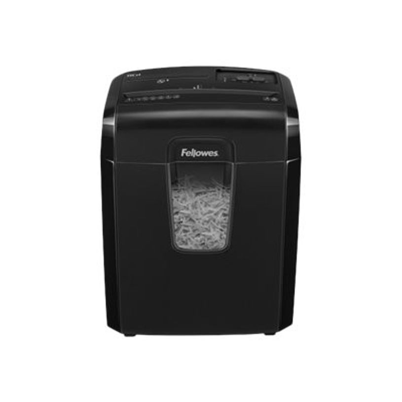 0043859724673-Fellowes Powershred 8Cd - destructeur de documents coupe croisée - 8 feuilles - Corbeille 14-P_604628_4-1