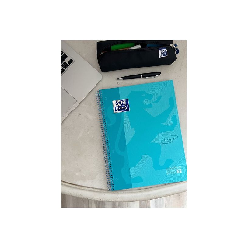 8412771024239-Oxford Touch' - Cahier à spirale 24 x 32 cm - 160 pages - petits carreaux (5x5 mm) - bleu pa-P_605902_3-2