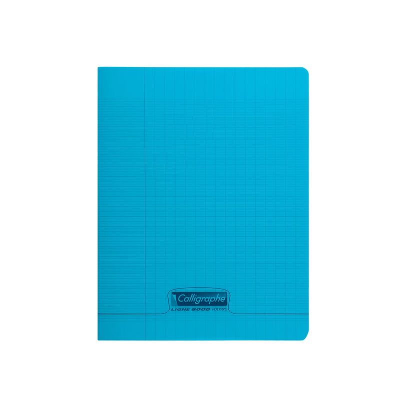3210330182421-Calligraphe 8000 - Cahier polypro 17 x 22 cm - 140 pages - grands carreaux (Seyes) - bleu-P_609095_1-0