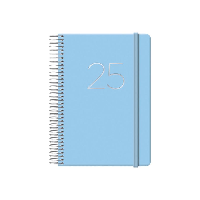 8421938125726-Dohe Gloss - Agenda - 2025 - página de día - encuadernado de alambre - 125 x 180 mm - 336 páginas - white offset paper - tapa azul -P_609320_1-0