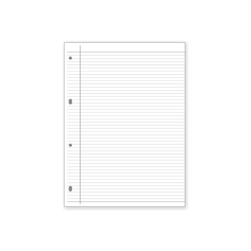 8412885143291-Senfort - Ringbook paper refill - 195 x 260 mm - 50 feuilles - ligné - 4 trous-P_610814_1-0