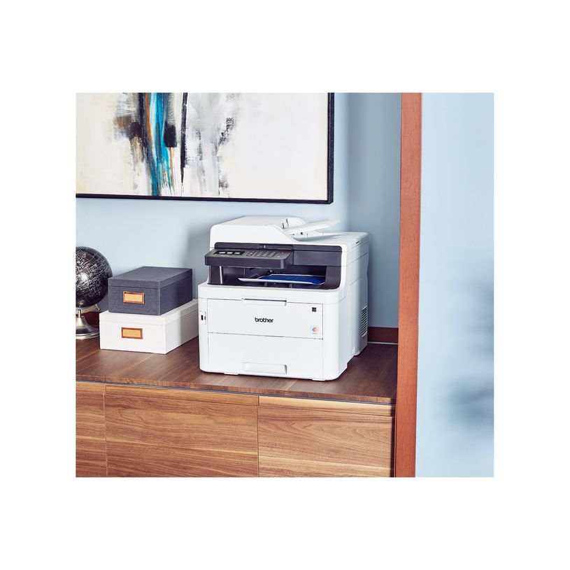 4977766790314-Brother MFC-L3750CDW - Imprimante multifonction laser couleur A4 - USB 2.0, LAN, Wi-Fi(n), h