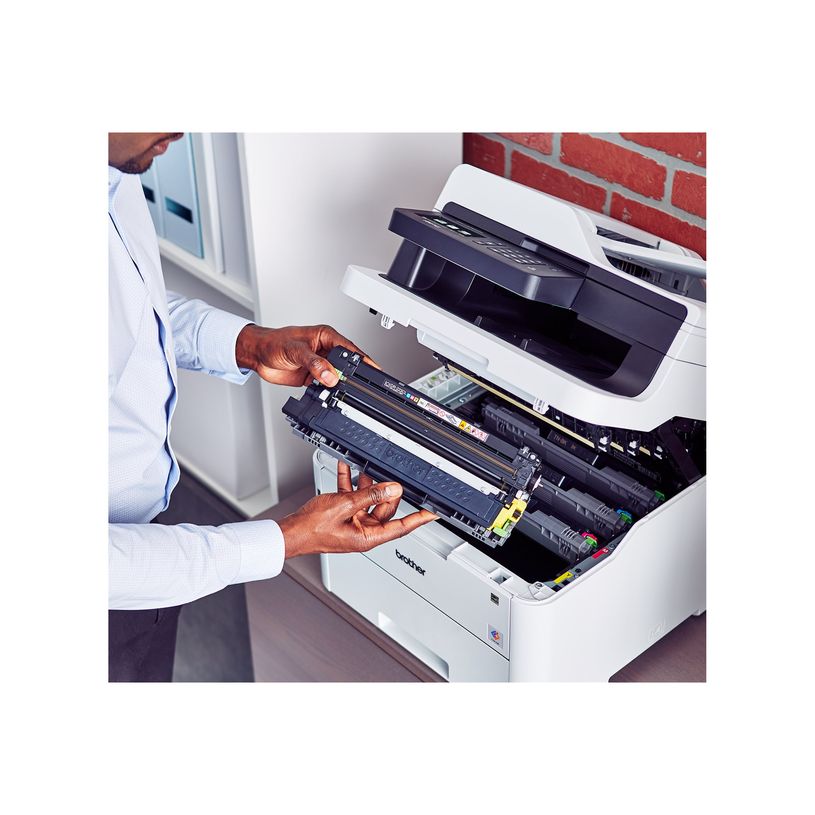 4977766790314-Brother MFC-L3750CDW - Imprimante multifonction laser couleur A4 - USB 2.0, LAN, Wi-Fi(n), h