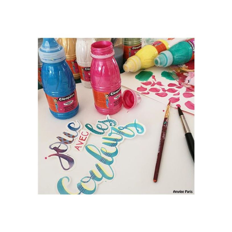 3134725003743-Cléopâtre Princess Mérit - Peinture acrylique - 250 ml - bleu perlé -P_614750_1-3