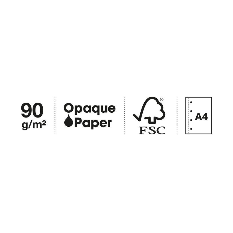 8422593460474-Notebook Emotions, Couverture rigide, A4, quadrillage 5x5 mm, 80 feuilles de 1 couleur, Miquelrius, Ble--4