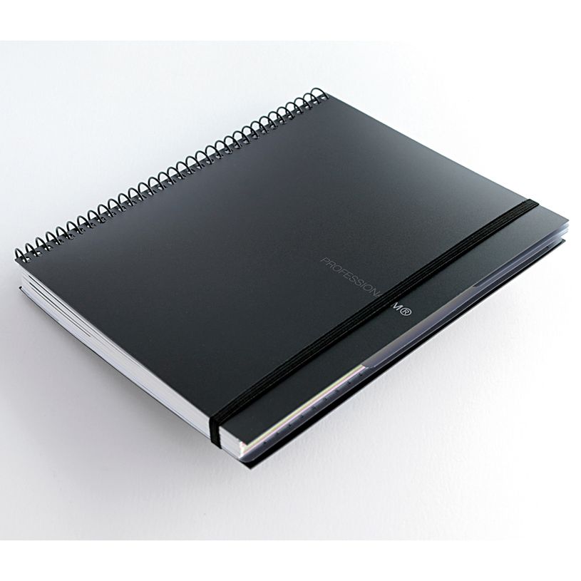 8422593479018-Notebook The Original, Couverture souple, A4, quadrillage 5x5 mm + Lisse, 120 feuilles de 2 couleurs, Miquelrius, Noi--4