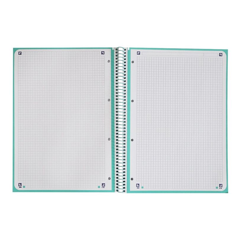 8412771028275-Oxford Touch' - Cahier à spirale 24 x 32 cm - 160 pages - petits carreaux (5x5 mm) - menthe-P_616523_1-3