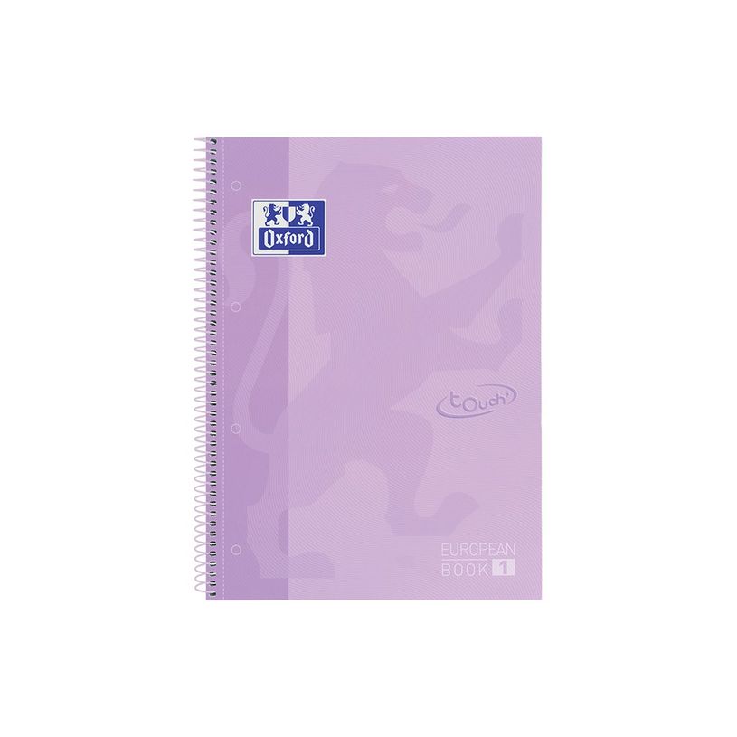 8412771028237-Oxford Touch' - Cahier à spirale 24 x 32 cm - 160 pages - petits carreaux (5x5 mm) - lavande-P_616727_7-6