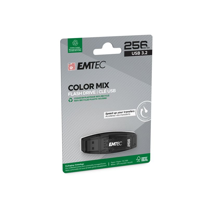 3126170140265-EMTEC Color Mix C410 - Clé USB 256 Go - USB 3.0 - noir-P_616809_4-3