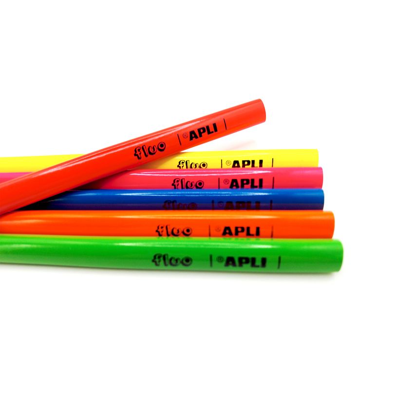8410782175087-Apli Agipa - Crayon de couleur triangulaire Jumbo - bleu fluo--2