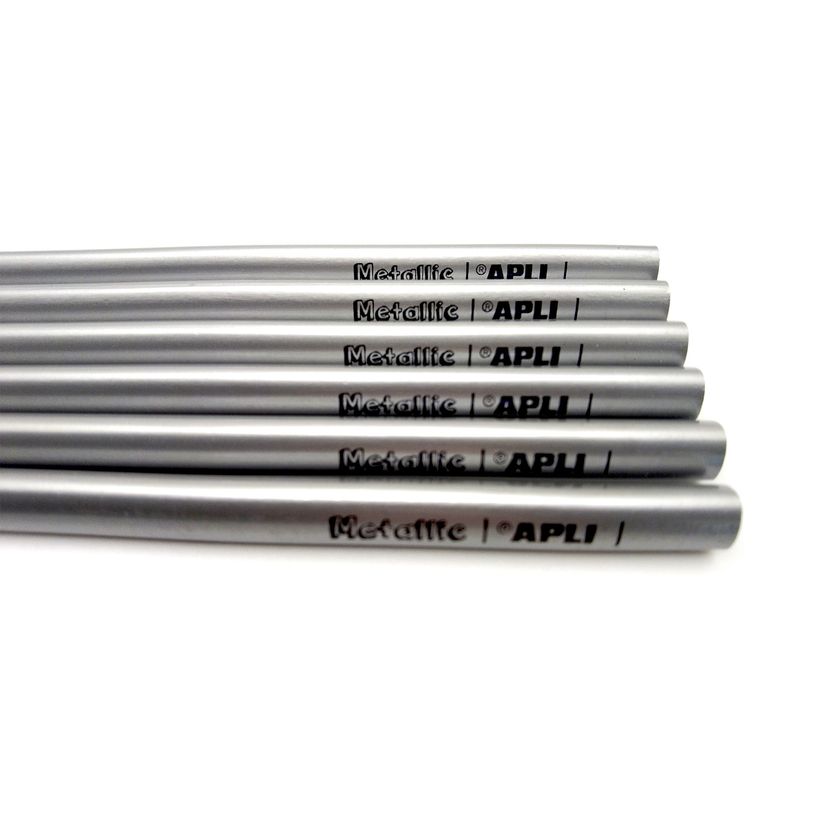 8410782175117-Apli Agipa - Crayon de couleur triangulaire Jumbo - argent métallique--2