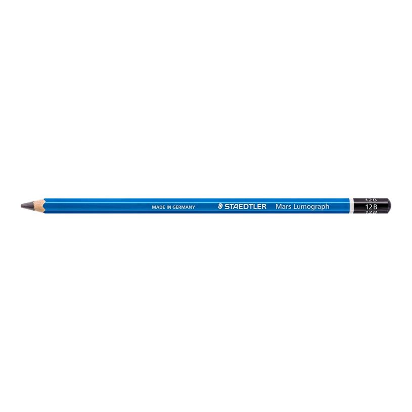 4007817048191-STAEDTLER Mars Lumograph 100 - Crayon - 12B - gris-P_618483_2-1