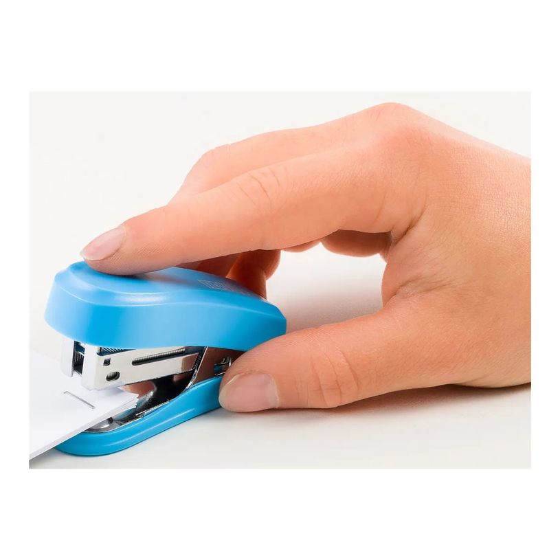 4009729059241-Novus Mini - Agrafeuse - 12 feuilles - 24/6, 26/6 - métal, plastique - Bleu brillant-P_618653_2-3