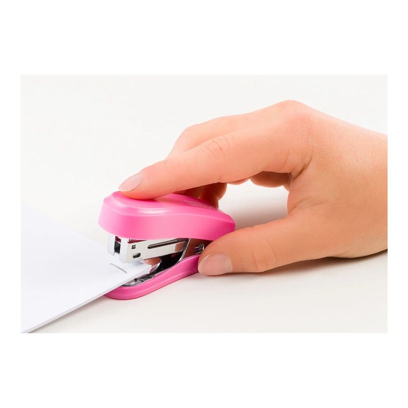 4009729059302-Novus Mini - Agrafeuse - 12 feuilles - 24/6, 26/6 - métal, plastique - rose brillant-P_618655_2-3