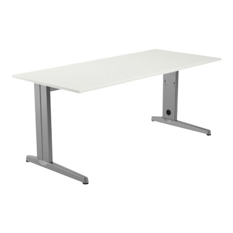 8427951990846-Rocada METAL - Table - rectangulaire - blanc - gris, RAL 9006 base-P_621840_1-0