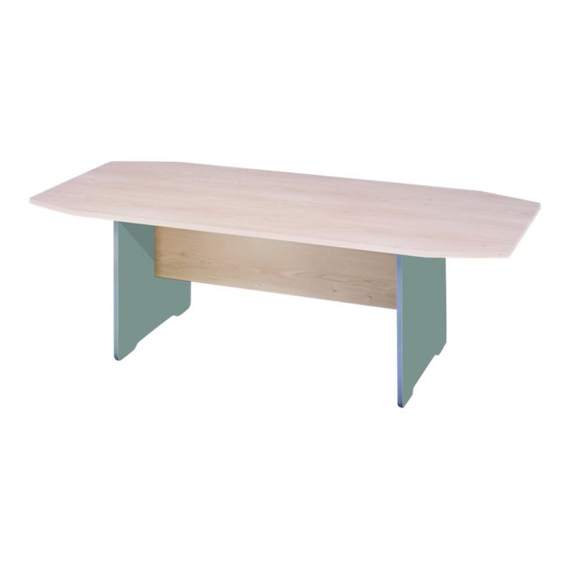 8427951995292-Rocada Meeting - Table - rectangulaire avec côtés arrondis - hêtre - aluminium base-P_622335_1-0