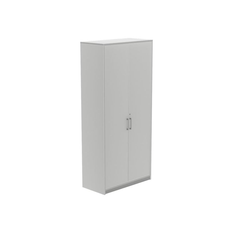8427951996305-rocada STORE - Armoire - 4 étagères - 2 portes - mélamine - gris, aluminium-P_622412_1-0
