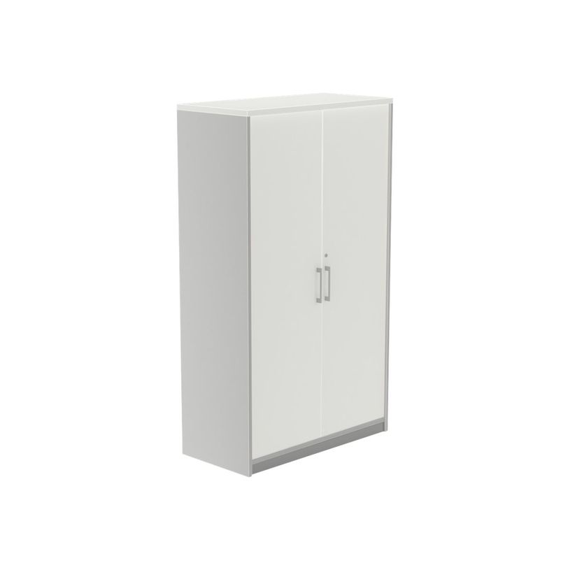 8427951996640-rocada STORE - Armoire - 3 étagères - 2 portes - mélamine - blanc, aluminium-P_622477_1-0