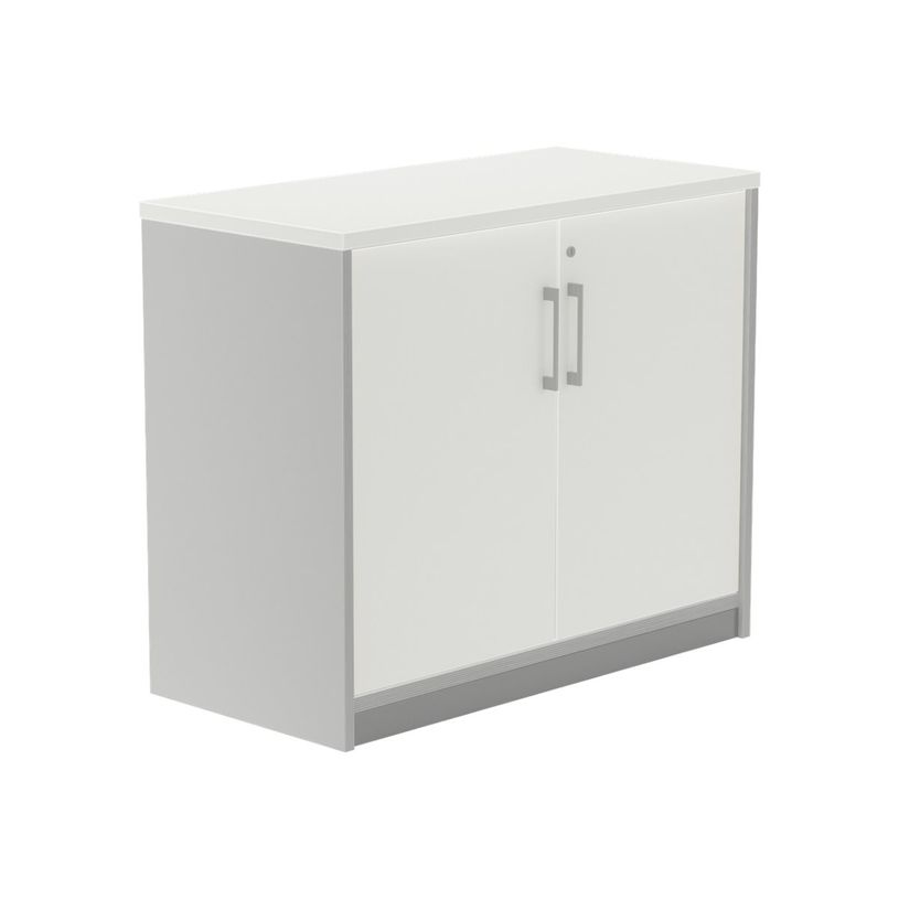 8427951996886-rocada STORE - Armoire - 2 portes - mélamine - blanc, aluminium-P_622525_1-0