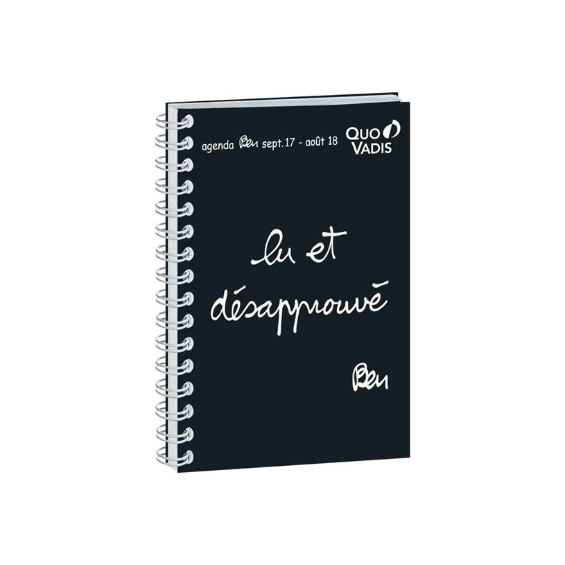 3371010221516-Quo Vadis - Agenda Ben spiralé - 1 jour par page - 12 x 17 cm - différents modèles disponi-P_637003_3-3