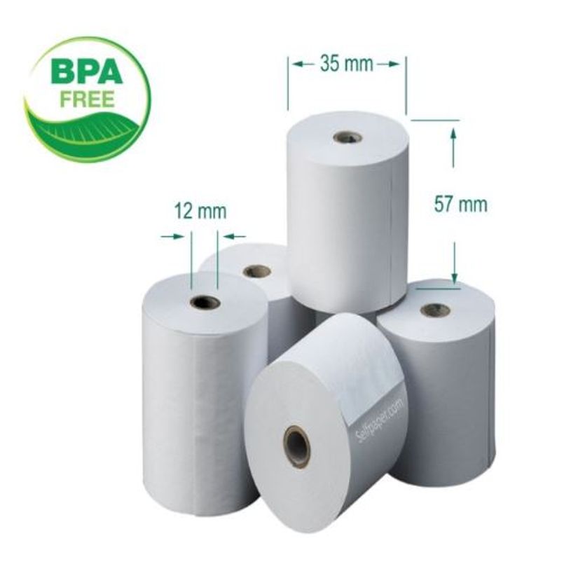 8423614181156-Fabrisa - 10 Rouleaux de papier thermique - Sans BPA - 57x35x12mm-P_648412_1-0