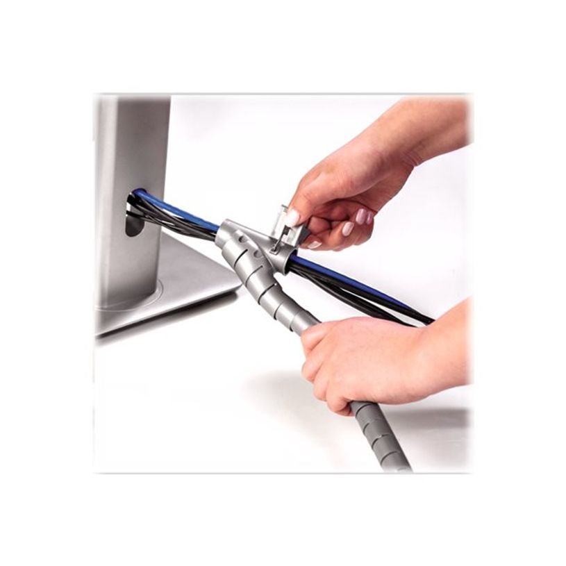 0043859748655-Fellowes CABLEZIP - Guide pour câbles - 2 m - argent-P_648666_3-4