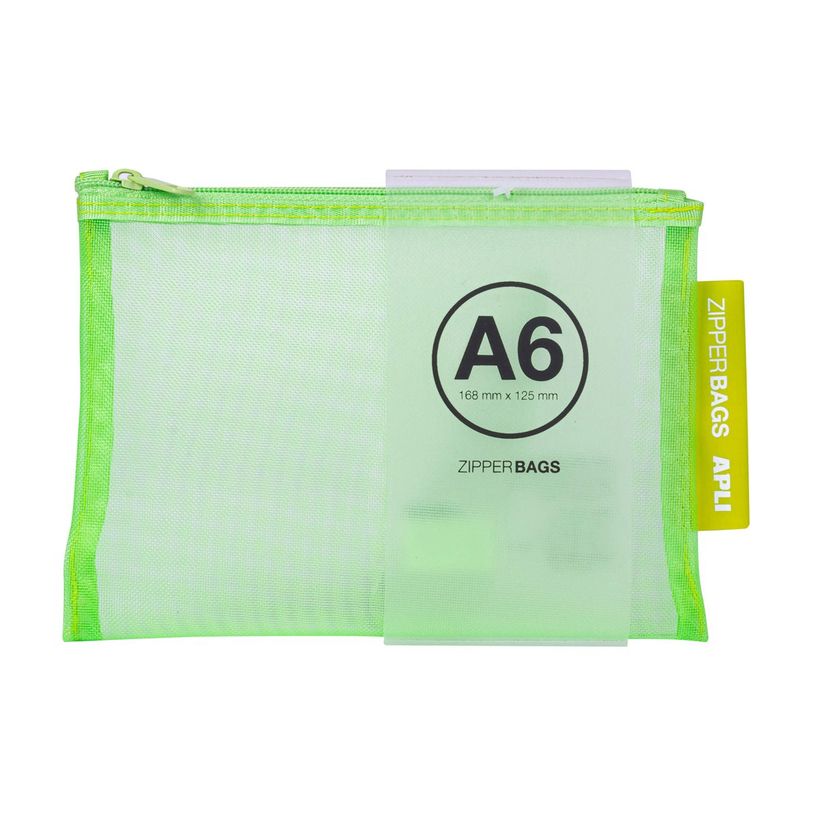 8410782180241-APLI - Pochette - A6 - nylon - gris, noir, vert clair, bleu ciel, Fuchsia-P_650554_4-4