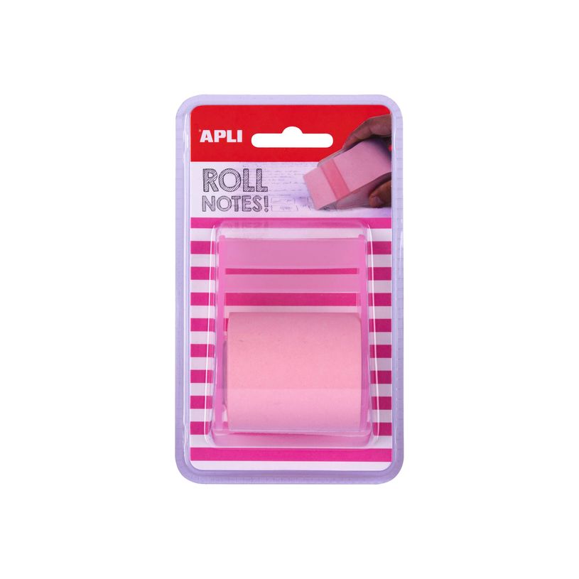 8410782181927-Apli Agipa - Dévidoir de notes adhésives - 50 mm x 8 m - rose-P_650560_1-0