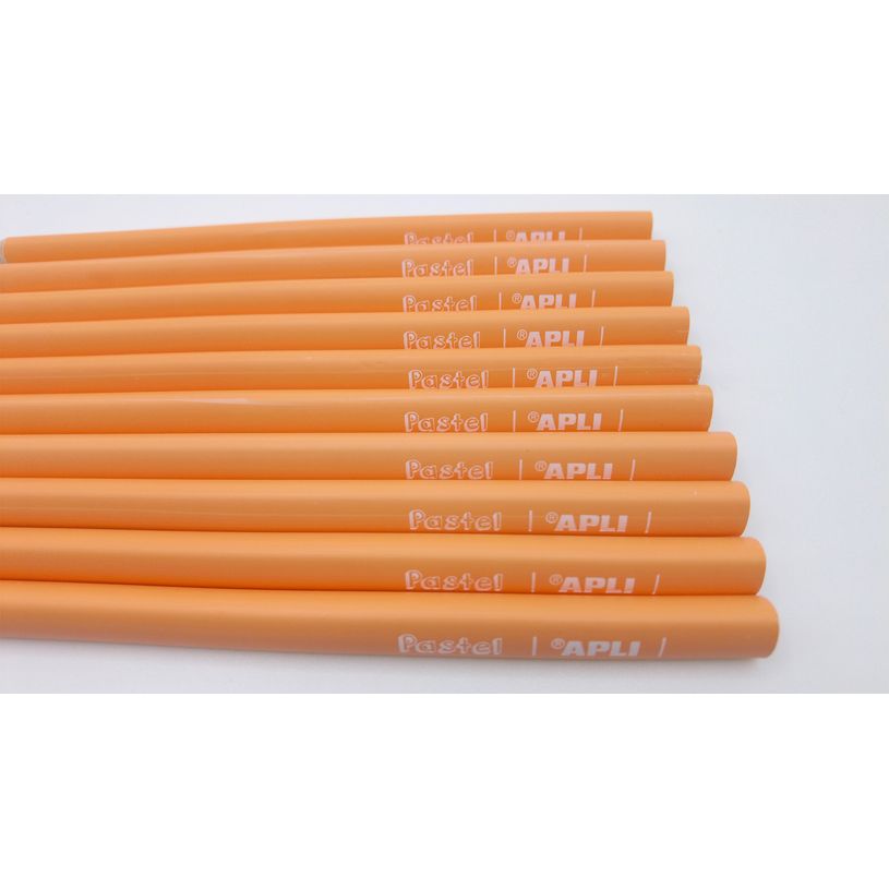 8410782180562-Apli Agipa - Crayon de couleur triangulaire Jumbo - saumon pastel--3