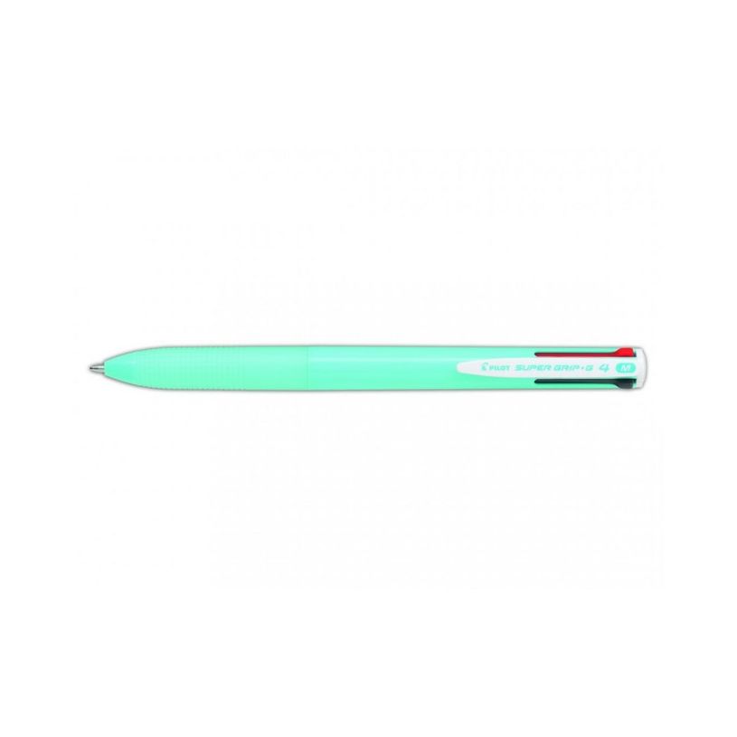 4902505580895-Stylo bille Pilot 4 couleurs corps turquoise--0