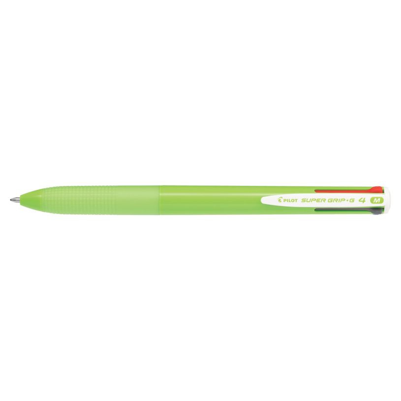 4902505580901-Stylo bille Pilot 4 couleurs corps vert clair--0