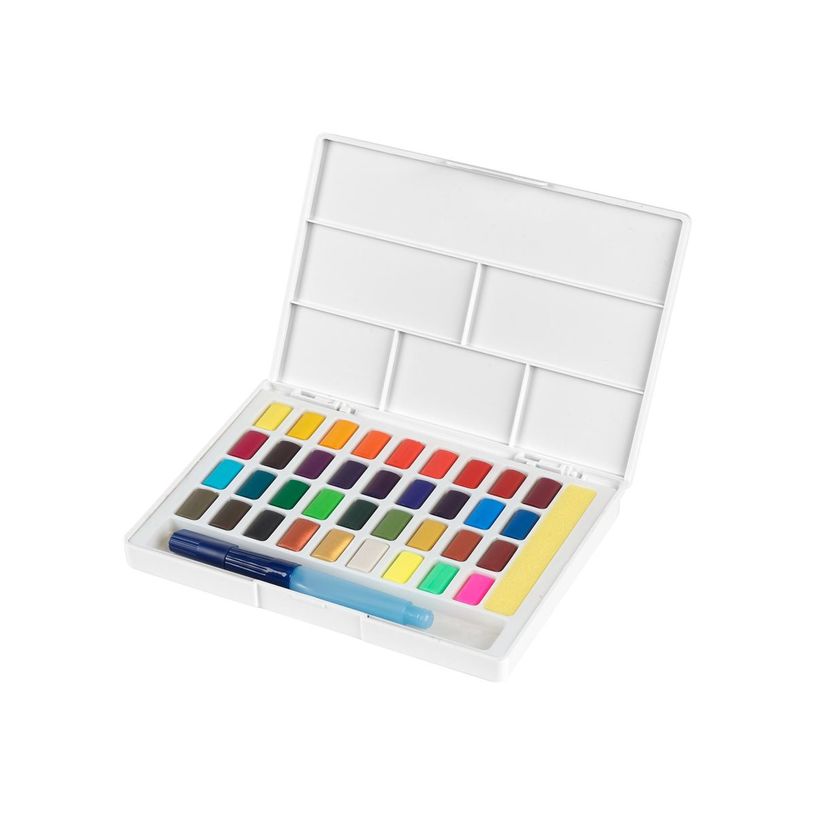 6933256641670-Faber-Castell Creative Studio - 36 demi-godets de peinture aquarellable - couleurs assorties-P_651822_7-5